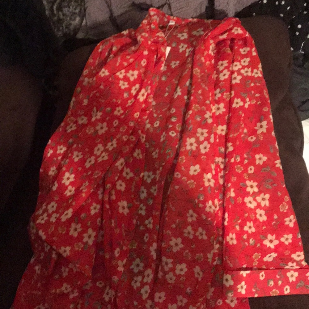 Floral 3/4 kimono